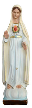 Immaculate Heart of Mary Our Lady of Fatima statue cm 65 (25.59")