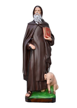 Saint Anthony the Abbot statue cm. 40