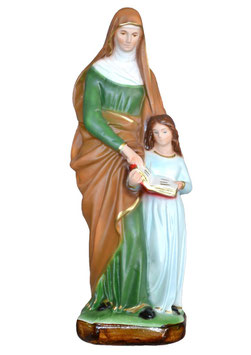 Saint Anne statue cm. 25 (9.84 ")