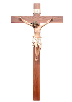 Crucifix statue cm. 140 x 75 (55.12'' x 29.53'')
