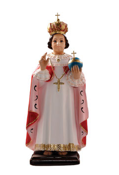 Infant of Prague resin statue cm. 45