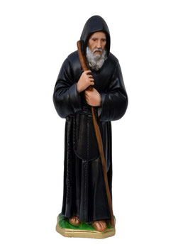 Saint Francis of Paola statue cm. 28