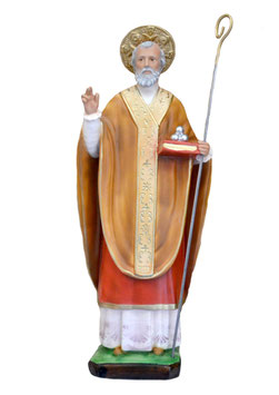 Saint Nicholas of Bari statue cm. 40 (15.75")