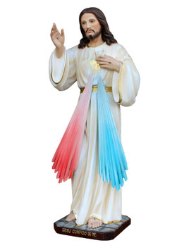 Jesus divine mercy statue cm. 60 (23,62'')