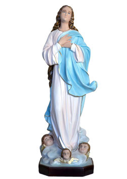 Virgin Mary assumption by Murillo resin statue cm. 100