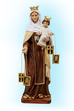 Our Lady of Mount Carmel resin statue cm. 30 (11.81")