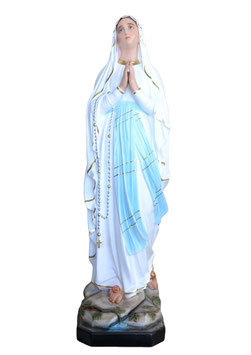 Our Lady of Lourdes statue cm. 180 (70.87")