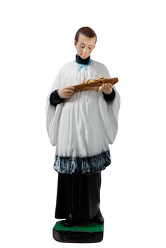 Saint Aloysius Gonzaga statue cm. 40 (15.75")