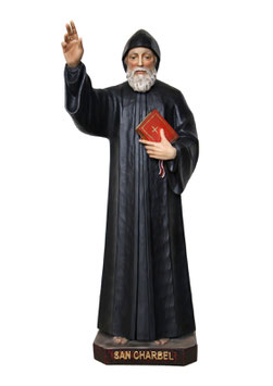 Saint Charbel resin statue cm. 40 (15.75")