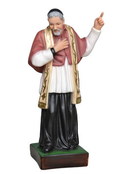 Saint Alphonsus Maria Da Liguori statue cm. 30