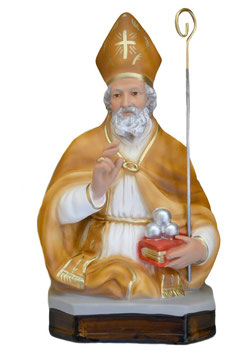 Saint Nicholas of Bari statue cm. 33