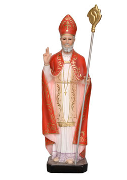 Saint Blaise statue cm. 75 (29.53")