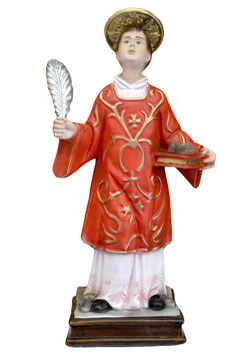 Saint Stephen statue cm. 30