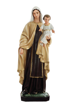 Our Lady of Mount Carmel fiberglass statue cm. 170