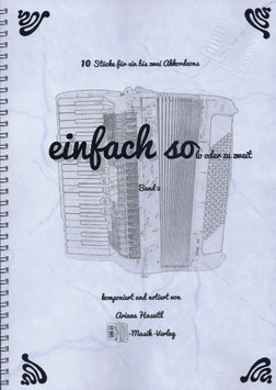 >einfach solo oder zu zweit<   Notenheft  Band 2
