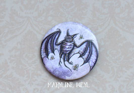 badge broche chauve souris