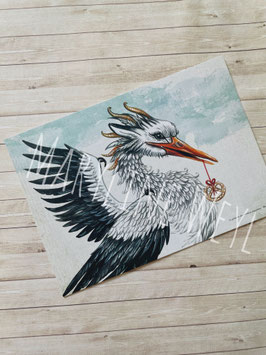 Carte Postale cigogne