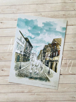 Carte Postale licorne de Saverne