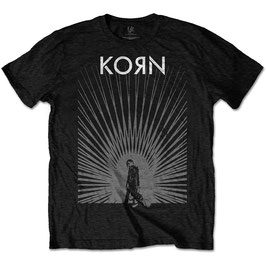 T-shirt Unisex - Korn - Radiate Glow - Black - 100% Cotton