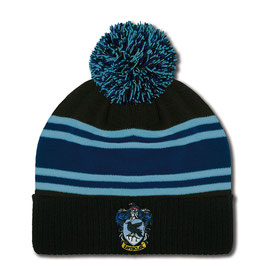 Unisex Beanie Knitted Pompon Hat - Harry Potter - Ravenclaw - Black