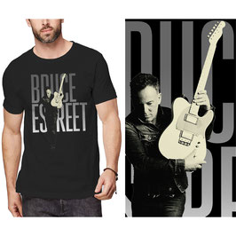 T-shirt Unisex - Bruce Springsteen - Estreet - Black - 100% Cotton