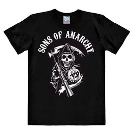 T-shirt Unisex - Sons Of Anarchy - Logo - Black - 100% Cotton