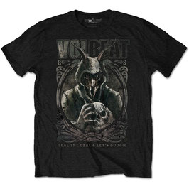 T-shirt Unisex - Volbeat - Goat with Skull - Black - 100% Cotton