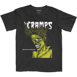 T-shirt Unisex - Cramps, The - Bad Music- Black - 100% Cotton