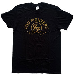 T-shirt Unisex - Foo Fighters - Arched Stars - Black - 100% Cotton