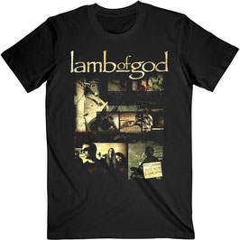 T-shirt Unisex - Lamb Of God - Album Collage - Black - 100% Cotton