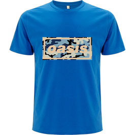 T-shirt Unisex - Oasis - Cama Logo - Blue - 100% Cotton