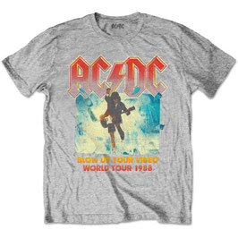 T-shirt Kids - AC/DC - Blow Up Your Video - Grey - 100% Cotton