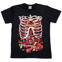 T-shirt Unisex - Rick & Morty - Anatomy Park - Black - 100% Cotton