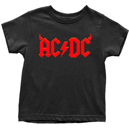 T-shirt Peuters - AC/DC - Horns - Black - 100% Cotton