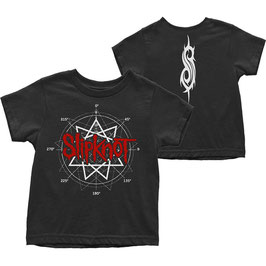 T-shirt Peuters - Slipknot - Star Logo (Back Print) - Black - 100% Cotton