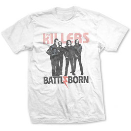 T-shirt Unisex - Killers, The - Battle Born - White - 100% Cotton