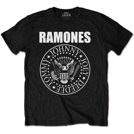 T-shirt Kids - Ramones - Presidential Seal - Black - 100% Cotton