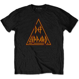 T-shirt Unisex - Def Leppard- Classic Triangle - Black - 100% Cotton