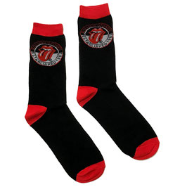 Paar Sokken - Rolling Stones, The - Established 1962 - Maat 41-45 - Zwart