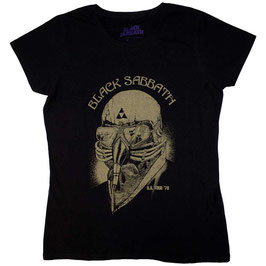 T-shirt Unisex - Black Sabbath - US Tour 1978 Avengers -zwart