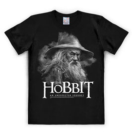T-shirt Unisex - Hobbit, The - Gandalf - Black - 100% Cotton