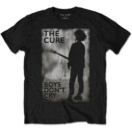 T-shirt Unisex - Cure, The - Boys Don't Cry Black & White - Black - 100% Cotton