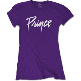 T-shirt Vrouwen - Prince - Logo - Purple - 100% Cotton