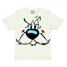 T-shirt Kids - Asterix - Idefix - White - 100% Cotton