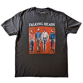 T-shirt Unisex - Talking Heads - Pixel Portrait - Charcoal Grey - 100% Cotton