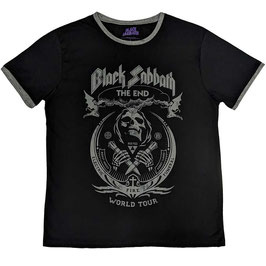 T-shirt Unisex - Black Sabbath- The End Mushroom Cloud - zwart