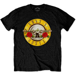 T-shirt Unisex - Guns N' Roses - Classic Logo - Black - 100% Cotton