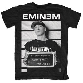 T-shirt Unisex - Eminem - Arrest - Black - 100% Cotton