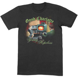 T-shirt Unisex - Good Charlotte - Young & Hopeless - Black - 100% Cotton