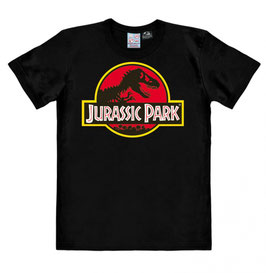 T-shirt Unisex - Jurassic Park - Logo - Black - 100% Cotton